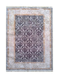 Tapis d'Entrée Vintage Gris et Bordeaux - Terrazzo