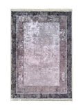 Tapis d'Entrée Vintage Mauve et Anthracite - Terrazzo N°2