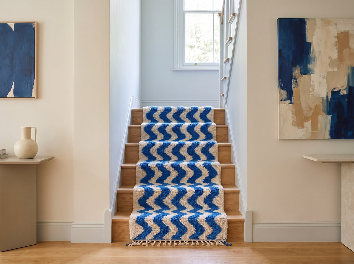 Style déco : intérieur de caractère. Ambiance : lumière naturelle. Pièce : escalier