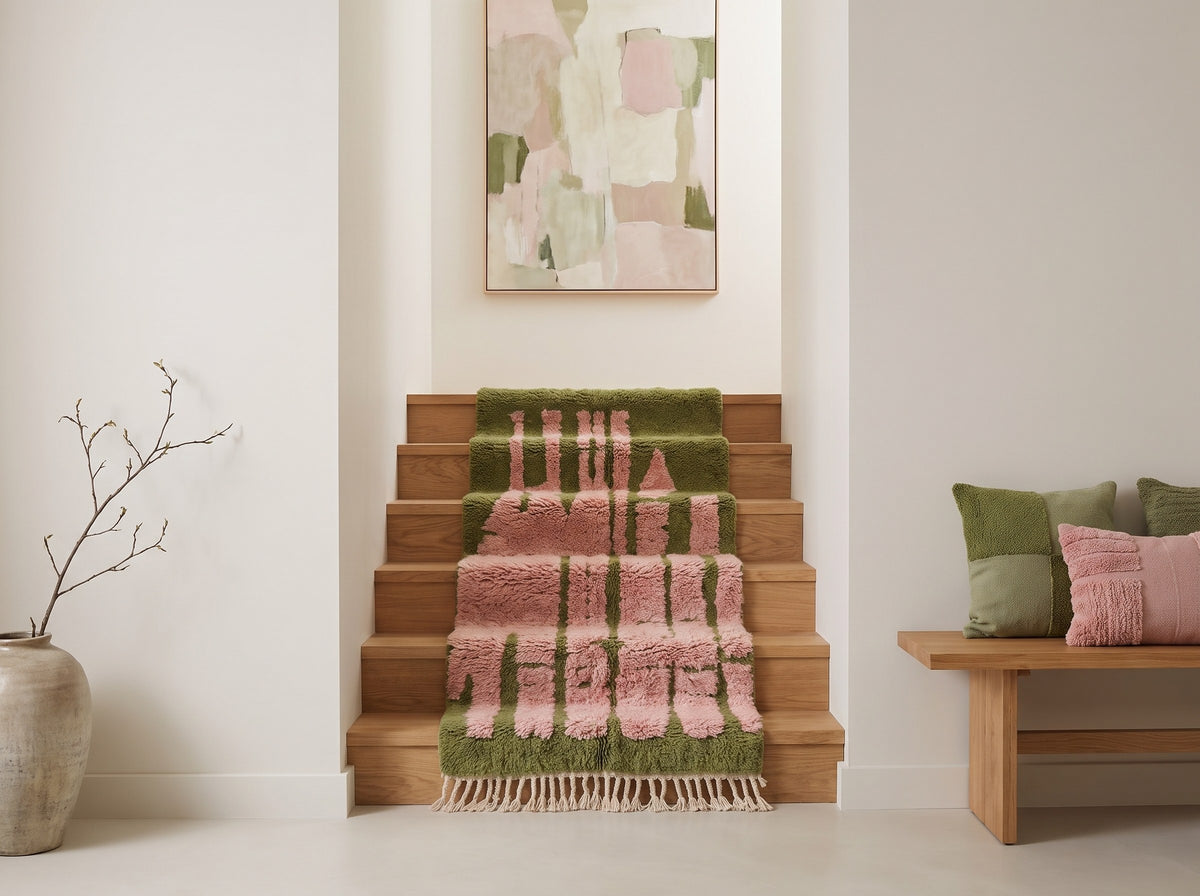 Style déco : intérieur de caractère. Ambiance : lumière naturelle. Pièce : escalier