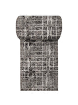 Tapis d'Escalier Moderne Gris et Noir - Torino N°09
