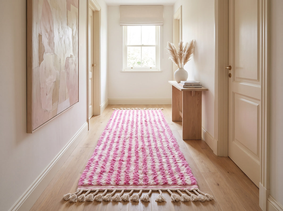 Style déco : intérieur de caractère. Ambiance : lumière naturelle. Pièce : couloir
