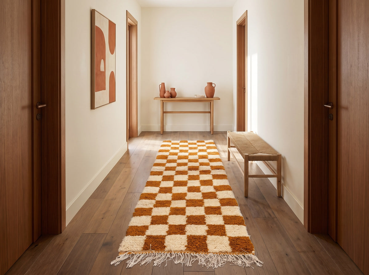 Style déco : intérieur de caractère. Ambiance : lumière naturelle. Pièce : couloir
