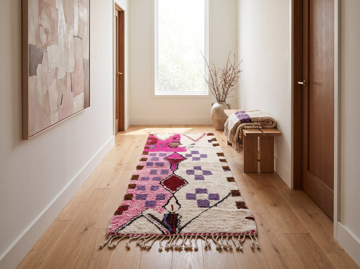 Style déco : intérieur de caractère. Ambiance : lumière naturelle. Pièce : couloir