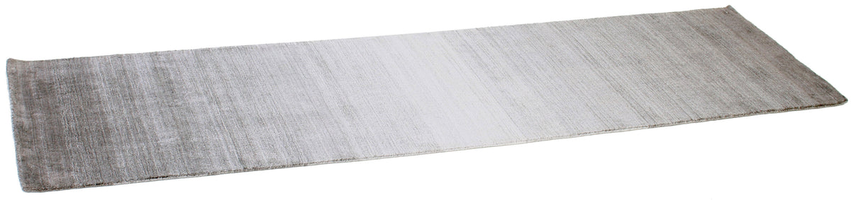Woll-Viskose-Läufer Taupe - Mattino, Nahaufnahme des Materials