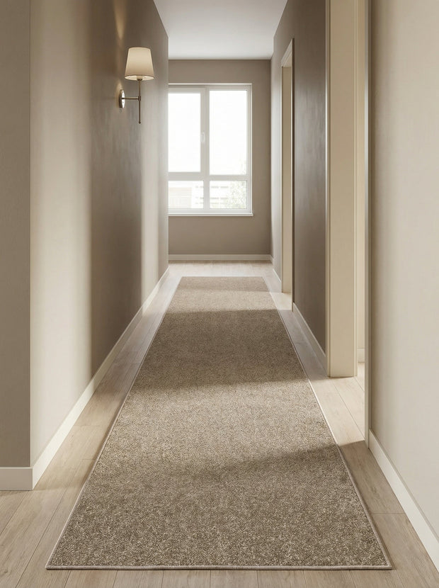 Effen loper Beige - Ravello