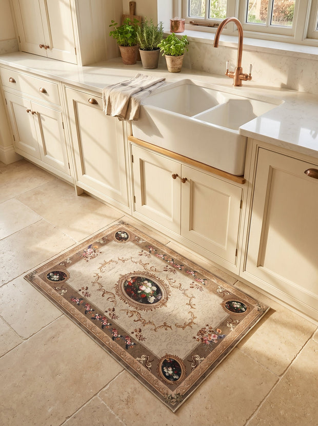 Keukenkleed Oosters Grijs en Beige - Terrazzo