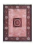 Tapis de Cuisine Oriental Rose et Bordeaux - Terrazzo