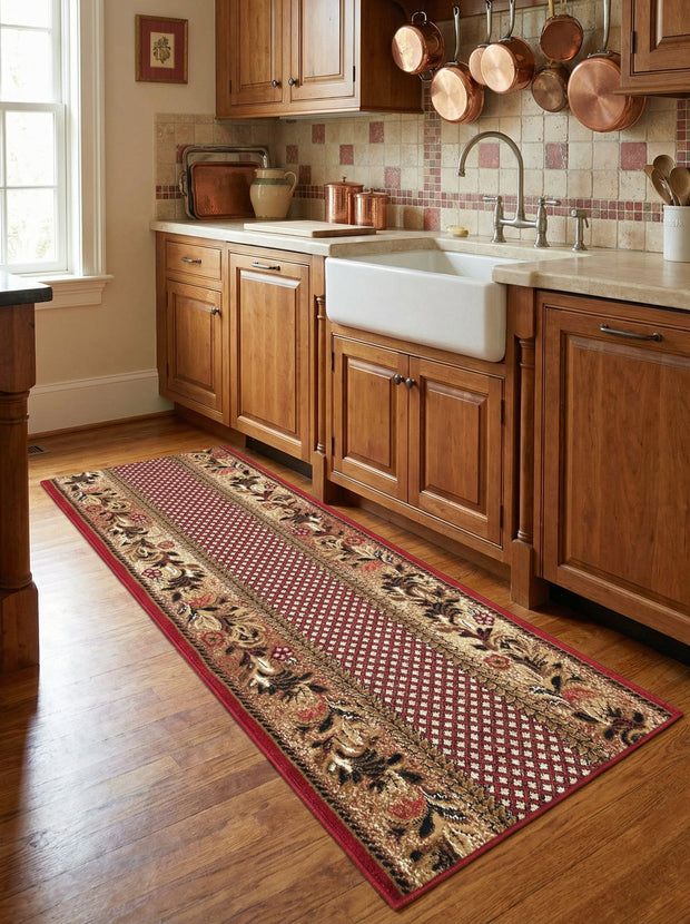 Keukenloper Oosters Rood & Beige - Valore