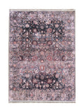 Tapis de Cuisine Vintage Anthracite et Rose - Terrazzo