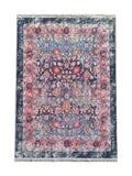 Tapis de Cuisine Vintage Bleu et Rose - Terrazzo N°2