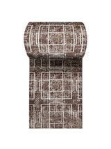 Tapis de Cuisine Vintage Marron et Crème - Torino
