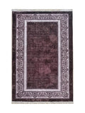 Tapis de Cuisine Vintage Prune et Gris - Terrazzo