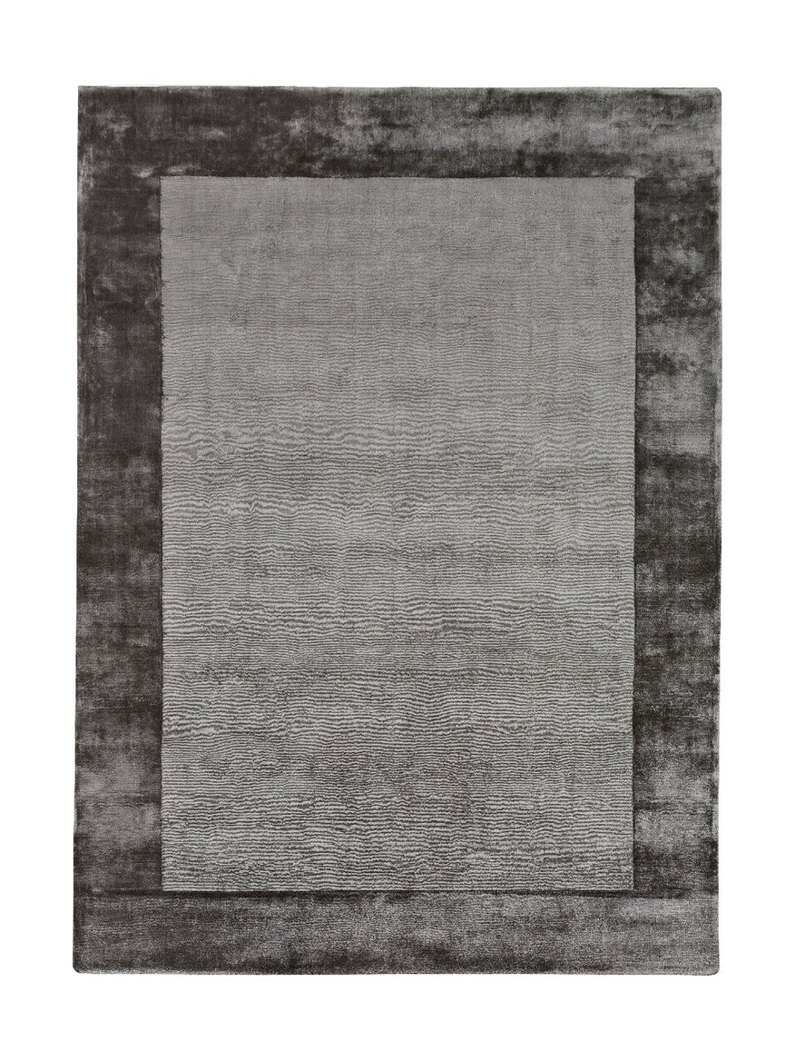 Type tapis rectangulaire, motif encadré Couleur grise Pièce: salon, chambre