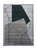 Tapis Design Gris et Vert - Dante N°06