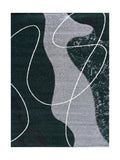 Tapis Design Vert et Gris - Dante