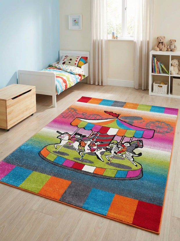 Kinderteppich Karussell - Bambino