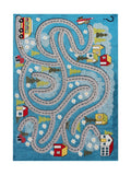 Tapis Enfant Route Bleu - Konfeti