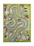 Tapis Enfant Route Vert - Konfeti
