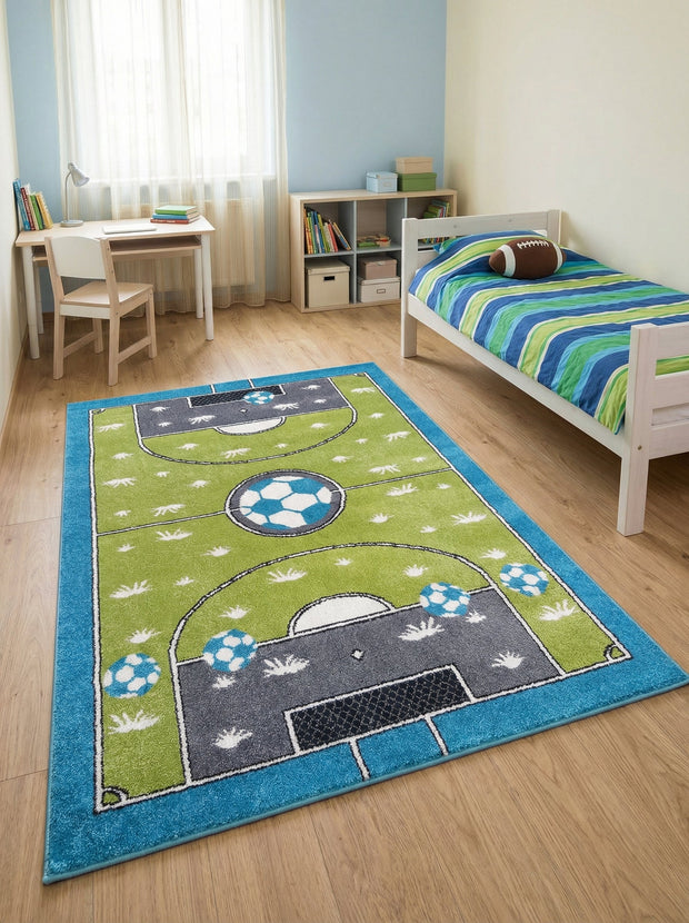 Kinderteppich Fußballfeld - Bambino