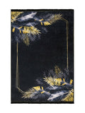 Tapis Entrée Design Noir et Or 01 - Onyx