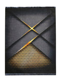 Tapis Entrée Design Noir et Or 05 - Onyx
