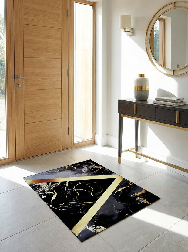 Halkleed Design Zwart en Goud 12 - Onyx