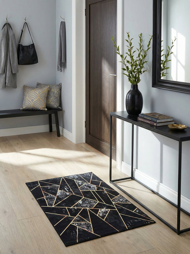 Halkleed Design Zwart en Goud 16 - Onyx