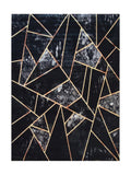 Tapis Entrée Design Noir et Or 16 - Onyx