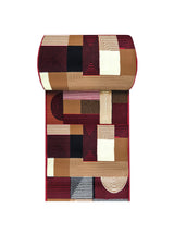 Tapis Escalier Géométrique Rouge & Marron - Valore