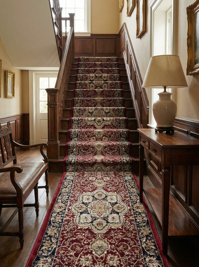 Tapis Escalier Oriental Rouge - Riviera N°03