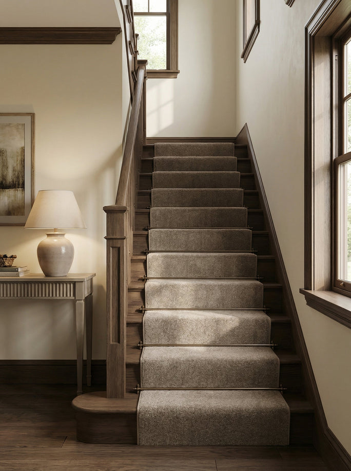 Tapis Escalier Uni Beige - Ravello
