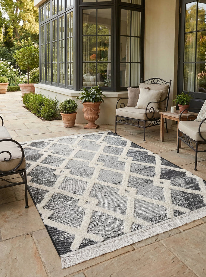Grey Berber Outdoor Rug - Tavola No. 02