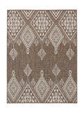 Tapis Extérieur Berbère Marron & Crème - Kalista