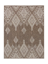 Tapis Extérieur Berbère Marron & Crème - Kalista