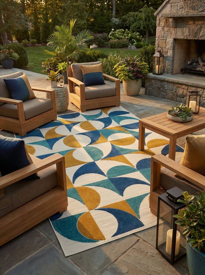 Multicolour Outdoor Rug - Estiva