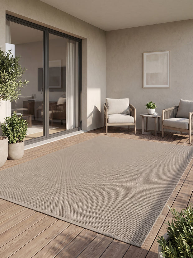 Tapis Extérieur Taupe Chaud - Veranda