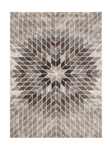 Tapis Géométrique Beige et Marron - Torino