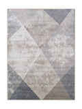 Tapis Géométrique Beige & Gris - Mirador