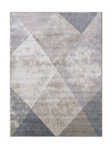 Tapis Géométrique Beige & Gris - Mirador