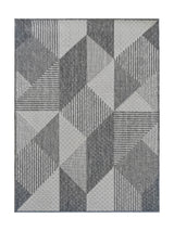 Tapis Géométrique Gris & Anthracite - Kalista