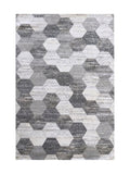 Tapis Géométrique Gris & Beige - Mirador