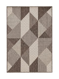 Tapis Géométrique Marron & Beige - Kalista