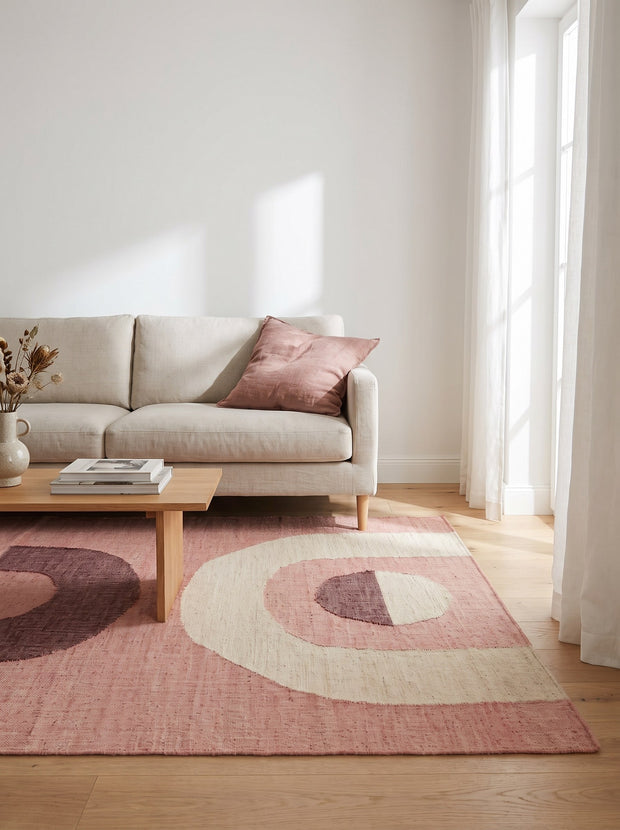 Tapis Jute Vieux Rose - Altalena