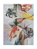 Tapis Lavable Design Feuille Multicolore - Terrazzo
