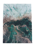 Tapis Lavable Design Vert Doré - Terrazzo