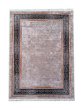 Tapis Lavable Moderne Gris et Noir - Terrazzo