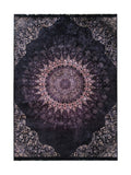 Tapis Lavable Oriental Violet et Rose - Terrazzo