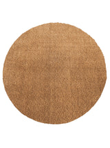 Tapis Lavable Rond Shaggy Marron - Sahel