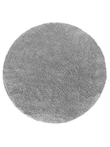 Tapis Lavable Rond Shaggy Gris - Sahel